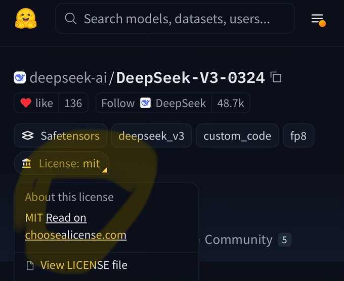 DeepSeek 发布 V3 模型更新：除了编程能力大幅提升，还有更宽松的开源协议 配图 8