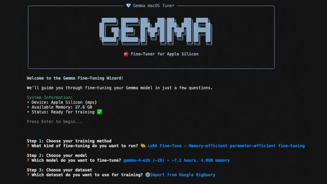 谁说 Mac 只能写代码？Google 官宣：M 芯片本地微调 Gemma 4 时代开启！ 配图 2