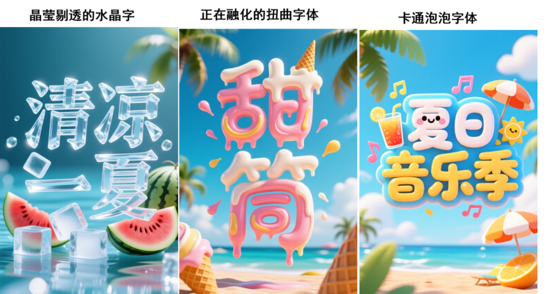 Qwen Image 提示词：中文字体风格与效果描述指南 配图 4