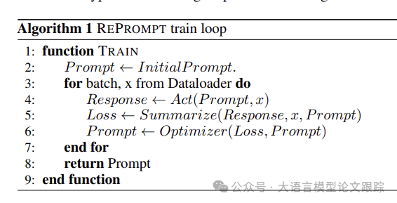RePrompt：为大型语言模型代理设计自动提示策略