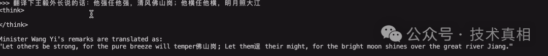 Ollama本地部署DeepSeek翻译“他强任他强，清风拂山岗；他横任他横，明月照大江” 配图 2