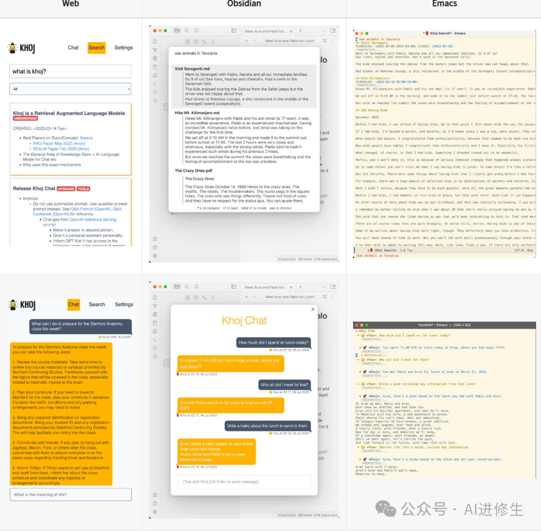 8.7k Star！Khoj：你的AI第二大脑、开源RAG Cop​​ilot、平替 MS Copilot与ChatGPT 配图 4