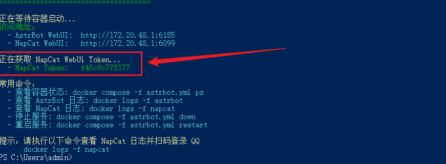 5分钟部署AstrBot+NapCat：用Docker把 DeepSeekAI接入你的QQ 配图 7