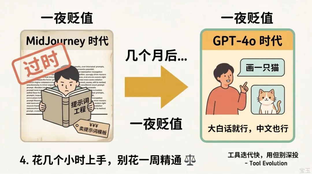 AI 发展太快跟不上？一张四象限图帮你做减法 配图 4