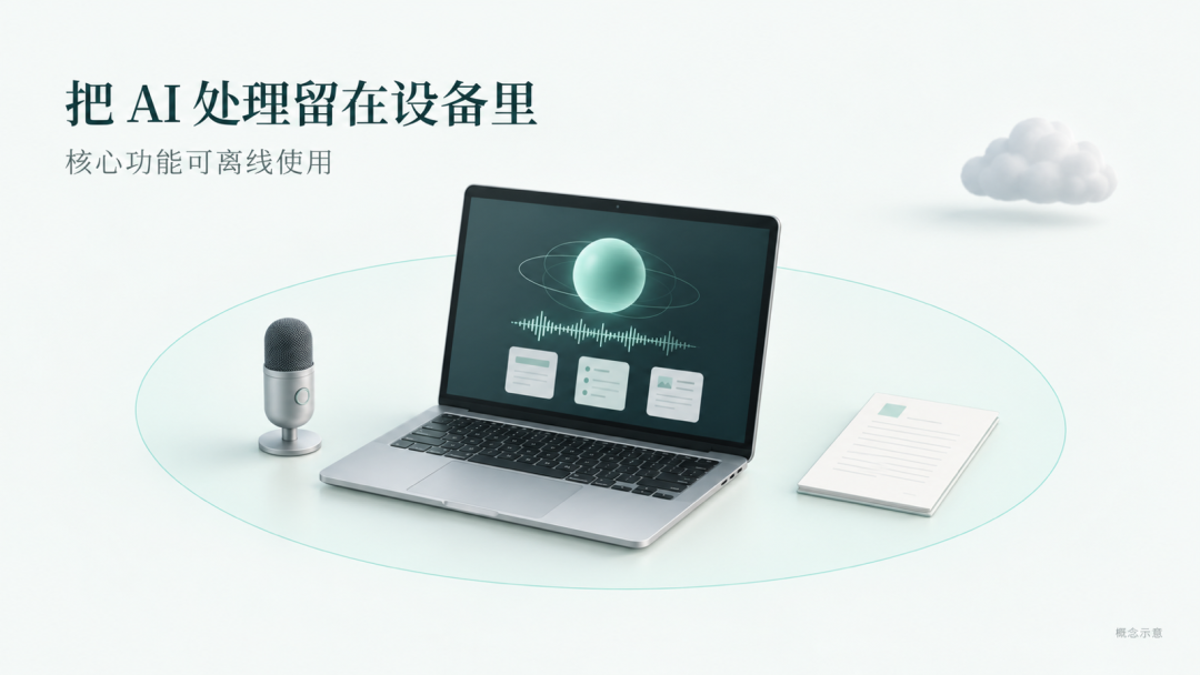 把 AI 处理留在设备里