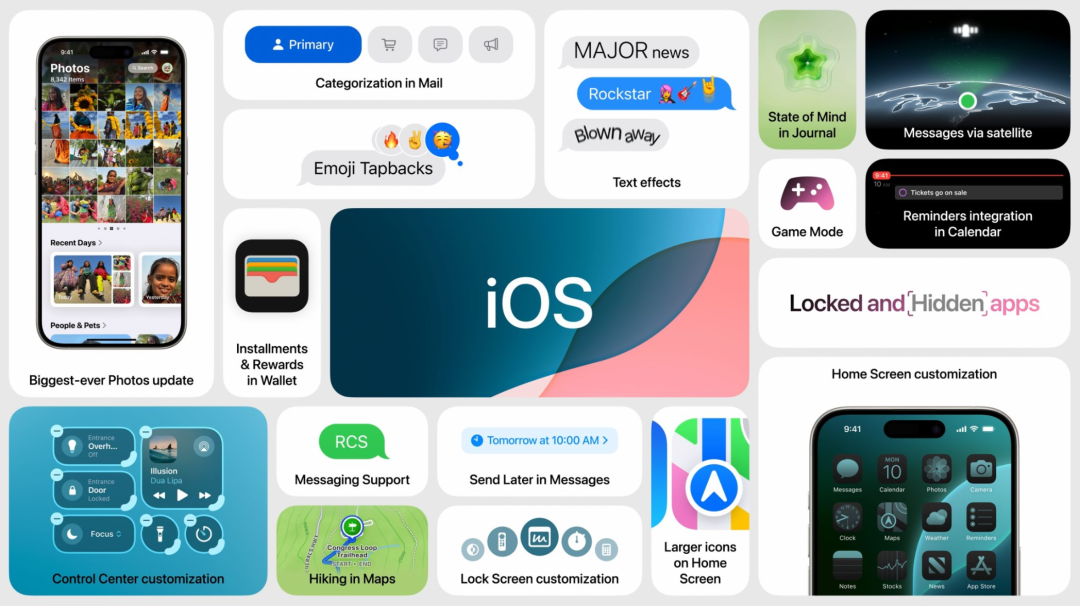 iOS 18发布：11个炸裂新功能，忍不住升级~ 配图 2