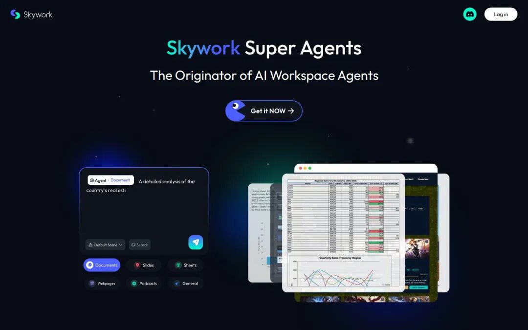 AI Workspace Agents by Skywork