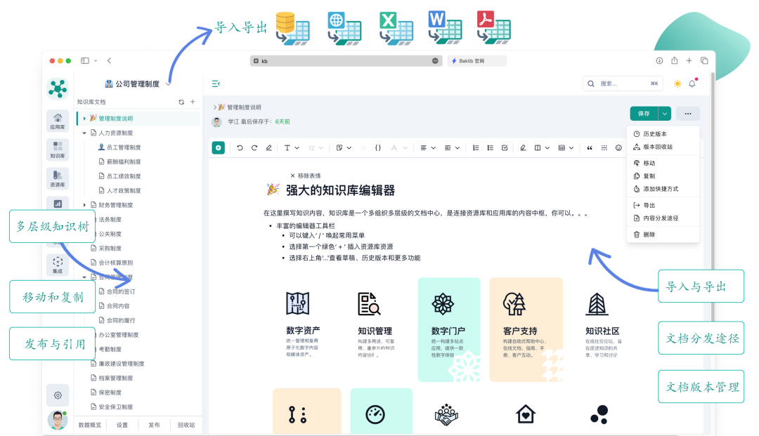 采用Baklib构建一体化企业知识中台的终极指南 配图 4