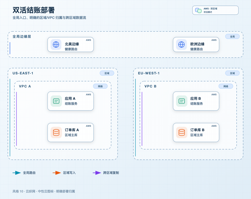 风格 10：Cloud Fabric，双活云部署