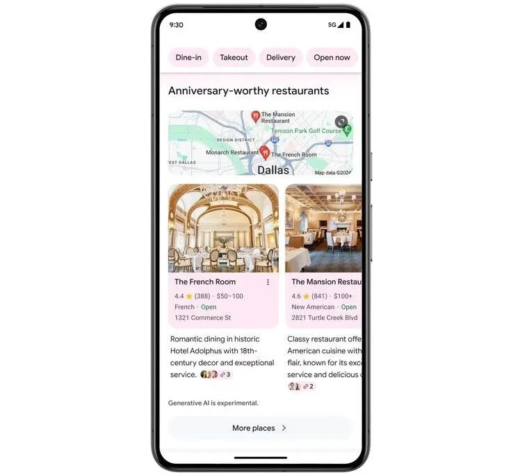 谷歌重新设计搜索引擎：全程AI加持，从“AI概览”到自动分类 配图 2