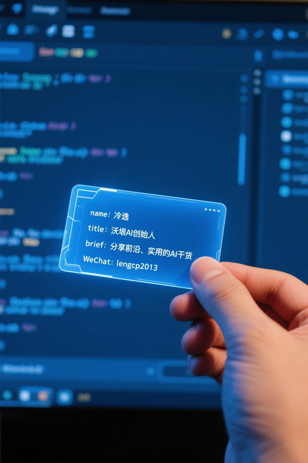 大佬都在玩的AI名片，用这个提示词轻松搞定 配图 13