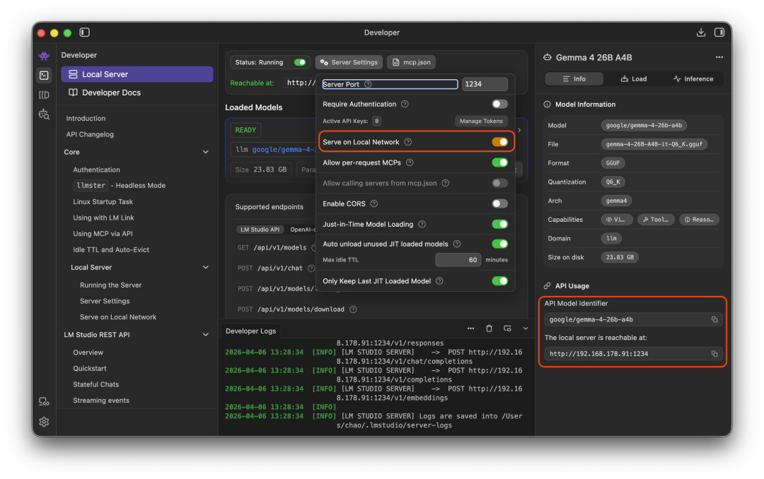 把你的 Mac 变成 AI 服务器：LM Studio 部署 Gemma 4 + OpenClaw 接入实战 配图 5