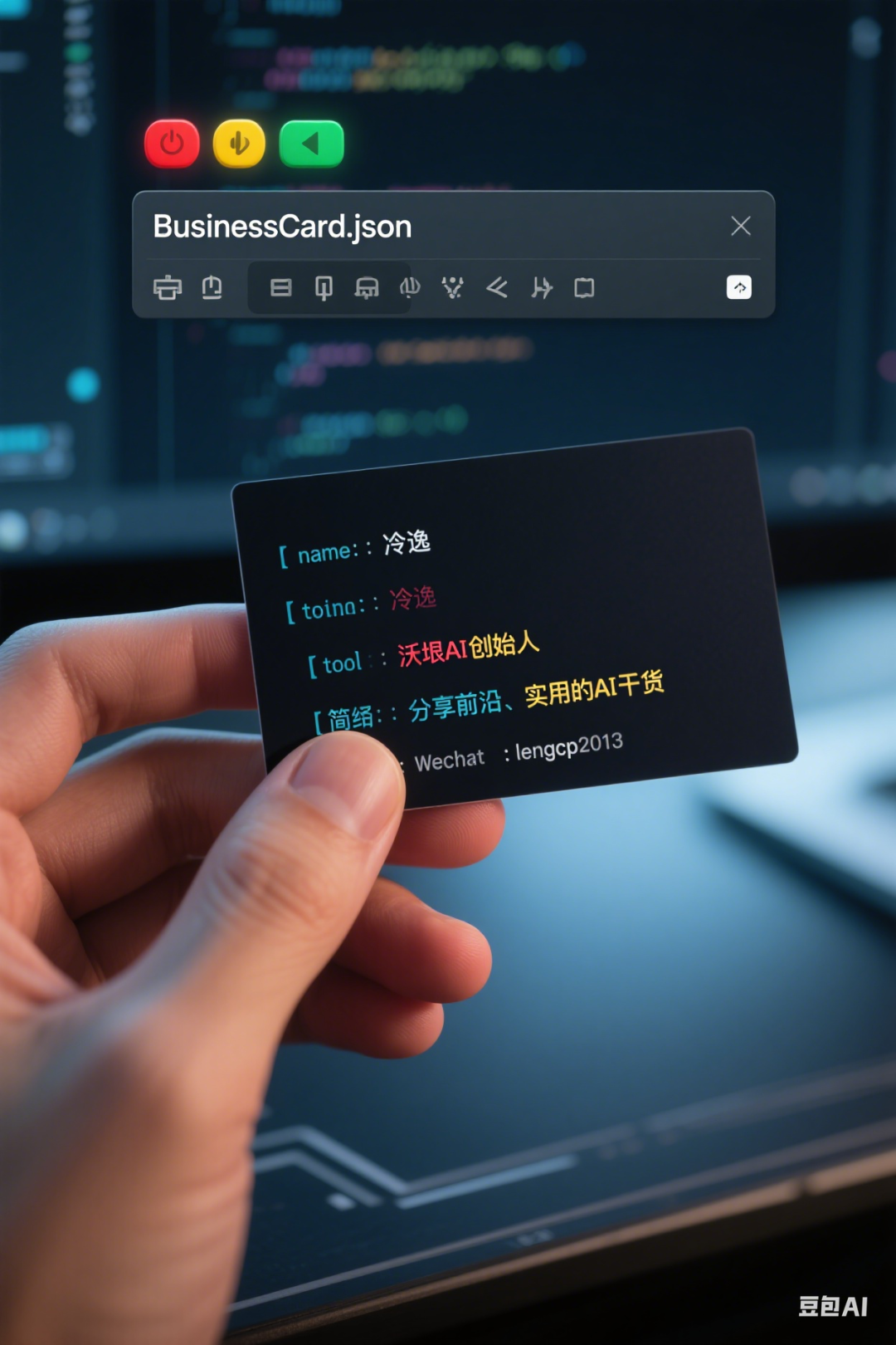 大佬都在玩的AI名片，用这个提示词轻松搞定 配图 11