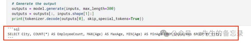 【Text2SQL领域】Hrida-T2SQL-3B小钢炮大模型来啦！实操部署效果展示:单表查询聚合、多表关联sql轻松拿捏！ 配图 6