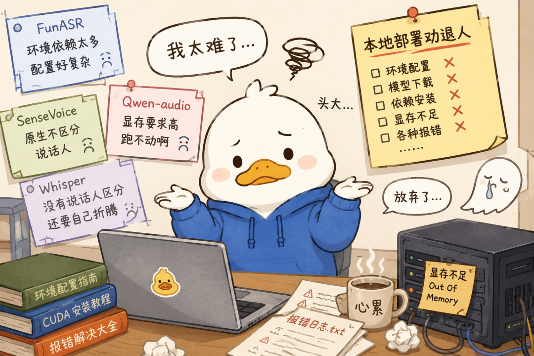 语音转文字终极方案 MOSS-Transcribe-Diarize整合包分享 本地离线整合包 区分说话人带时间戳一步到位 配图 3