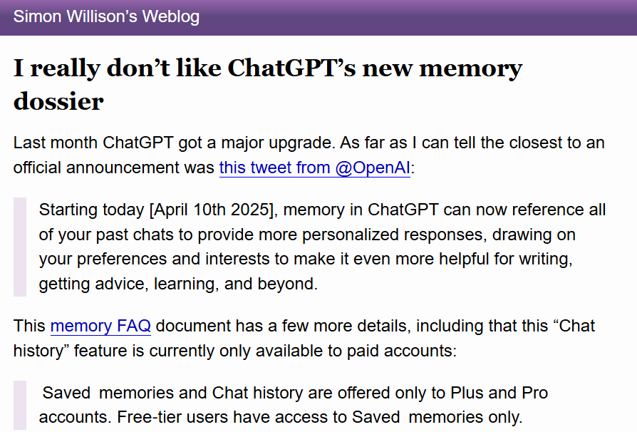 深度解析 ChatGPT 记忆功能：个性化背后的“黑箱”与掌控之争