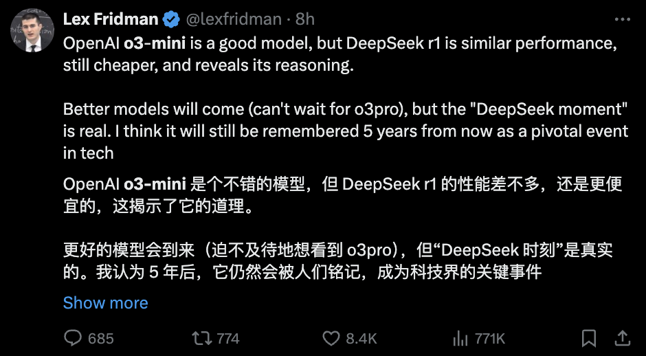 谢谢Deepseek，o3-mini发布即免费！编程断崖式领先，思考过程冰冷而客观 配图 8
