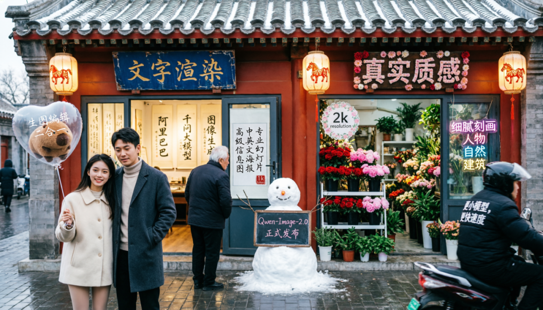 Qwen-Image-2.0: 字字清晰，张张细腻 配图 29