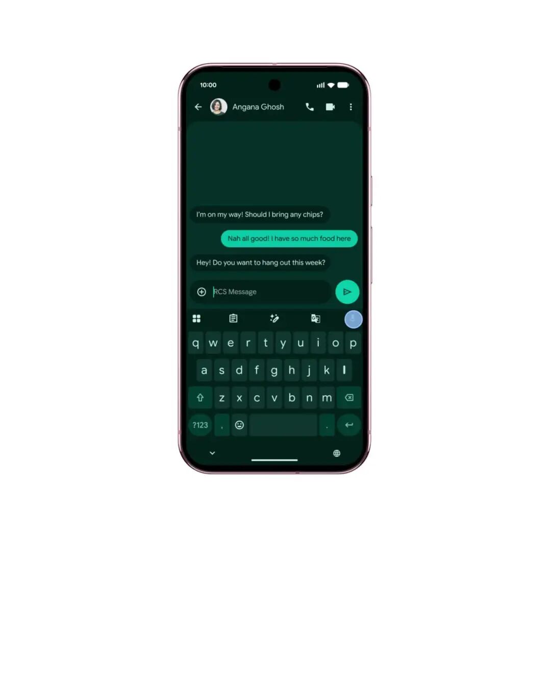 Google 官方演示：Rambler 把口语整理成短信