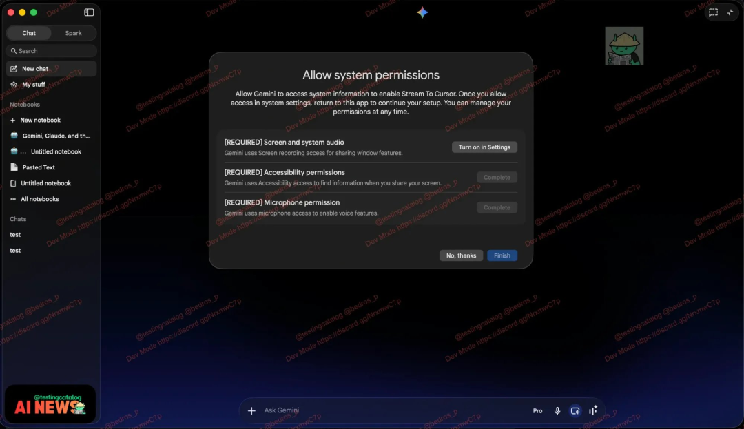 首个Gemini桌面端曝光，系统级Agent空降PC！ 配图 13