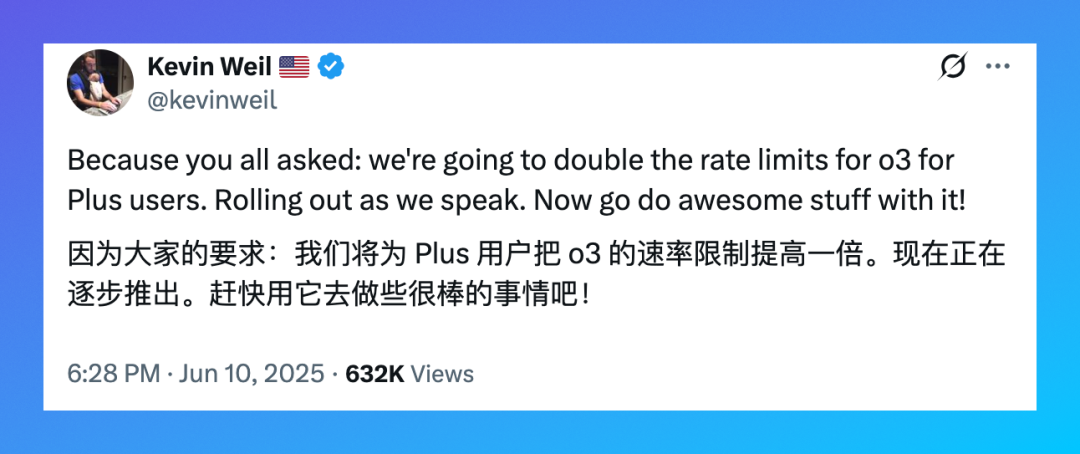 OpenAI 三连更：Team 上线 o3-pro、o3 额度翻倍、Projects 大升级！ 配图 4