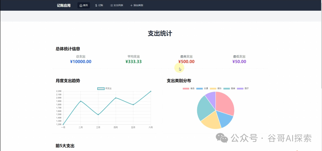 如何用AI一句话生成一个记账网站 配图 5