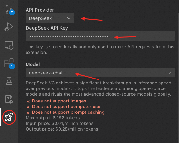 DeepSeek装进VSCode，编程非常丝滑！ 配图 3