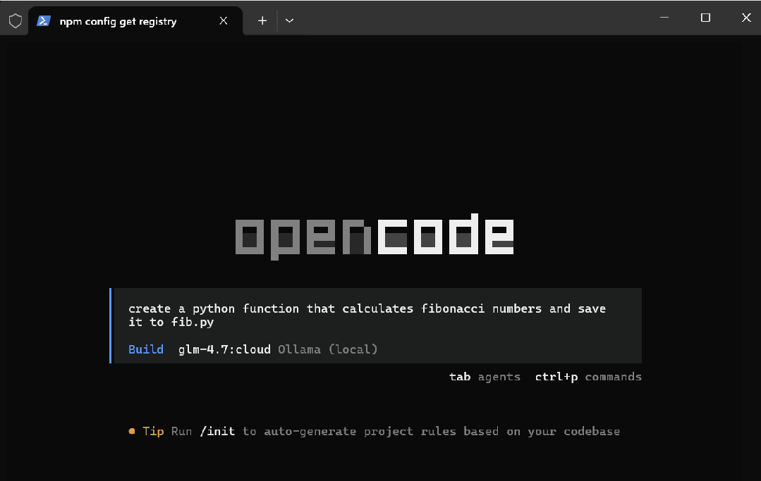 实测 Ollama 新 Launch：一条命令运行 Claude Code、Codex 与 OpenCode（无需配置） 配图 20