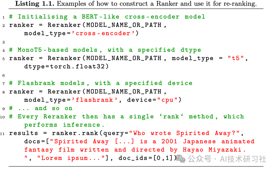 RAG优化神器：rerankers重新排名模型的终极方案，提供轻量级统一API 配图 4
