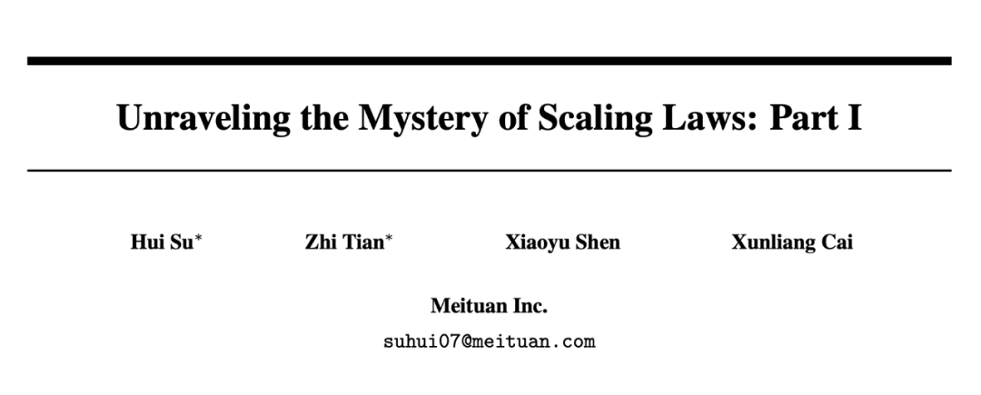 揭开OpenAI Scaling Laws面纱
