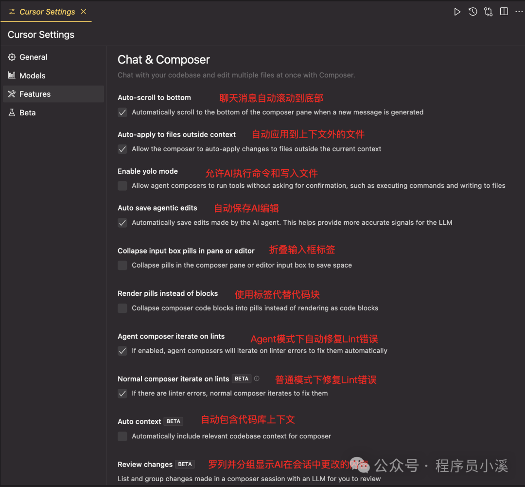 【Cursor】Cursor编辑器的设置详解 配图 9