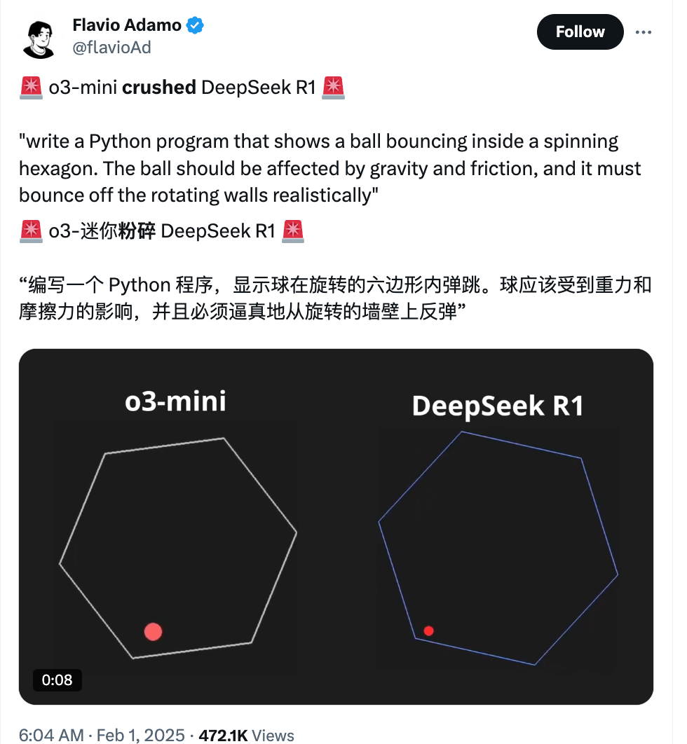 谢谢Deepseek，o3-mini发布即免费！编程断崖式领先，思考过程冰冷而客观 配图 12