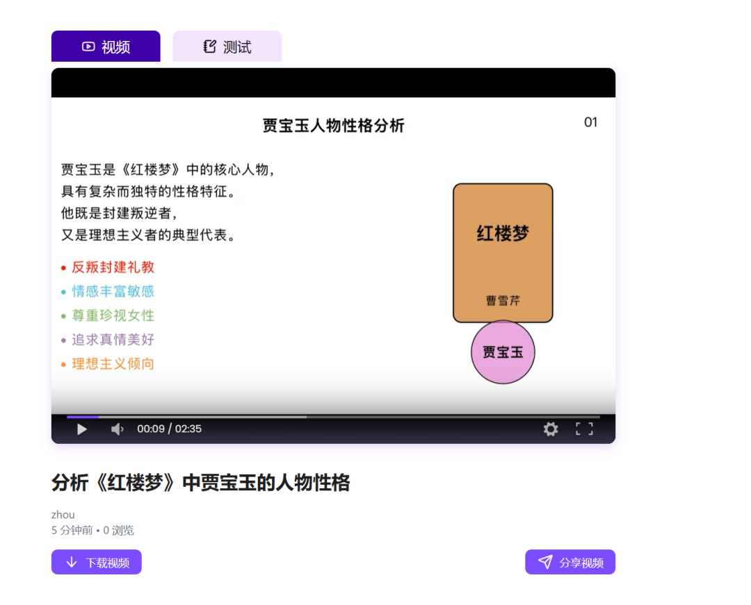 一句话生成教学视频？我用这个AI做了两节课，效果惊人！（附实操） 配图 4