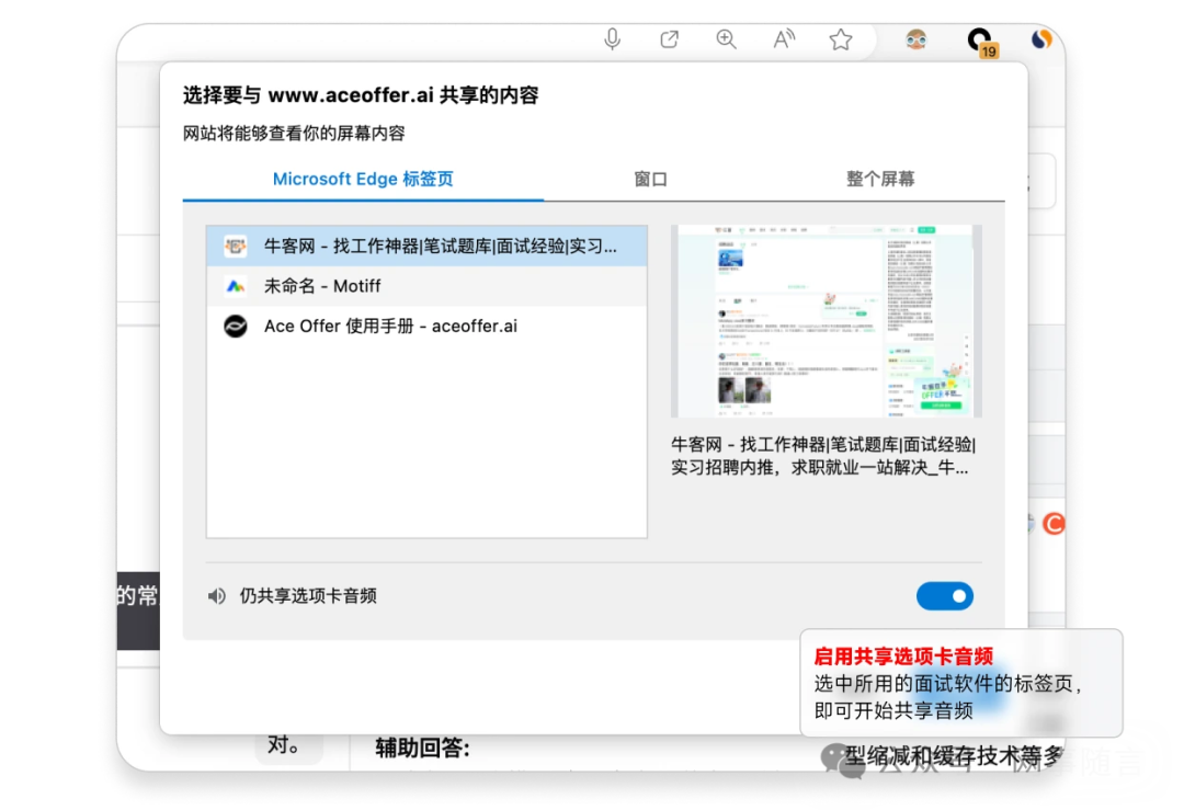 Ace offer AI辅助面试 | 提高求职成功率的秘密武器 配图 10
