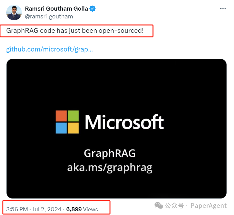 重磅！微软开源GraphRAG项目