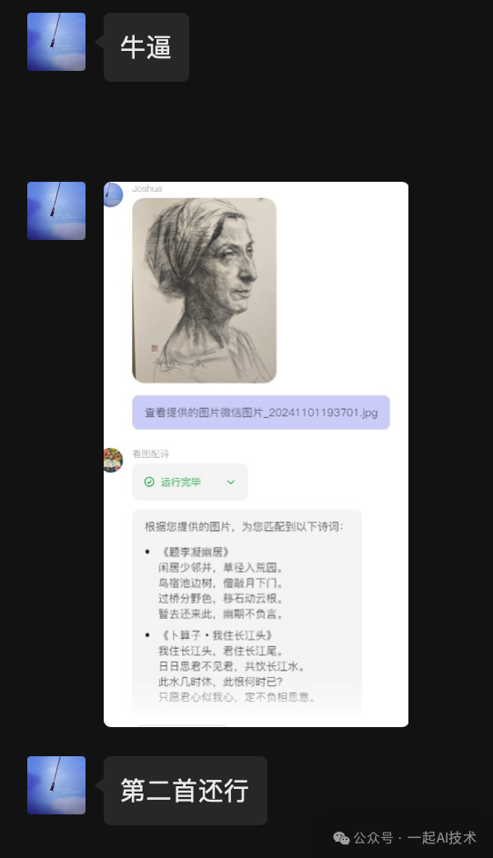使用Coze平台开发一个看图配诗的智能体 配图 17