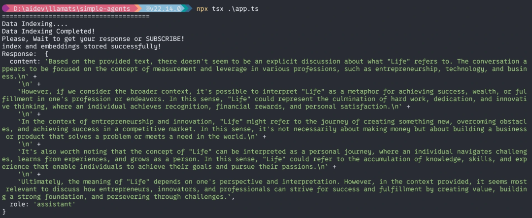 TypeScript版LlamaIndex来袭！用Agentic RAG构建智能AI代理，效率与隐私双提升！ 配图 8