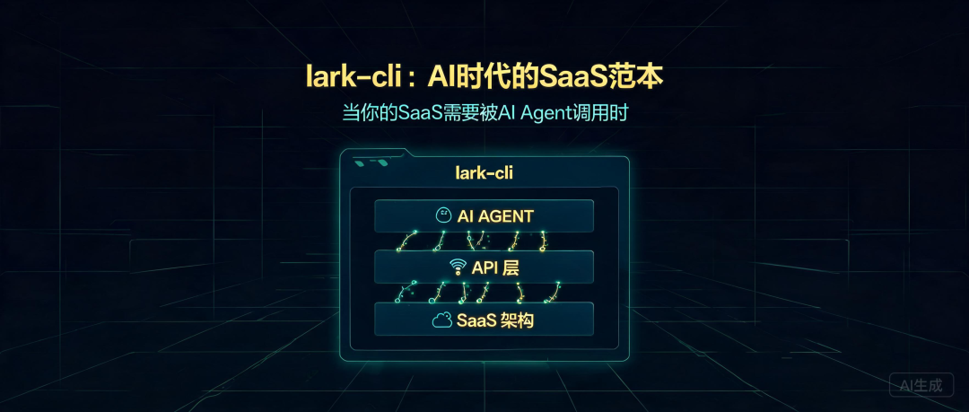 lark-cli:企业 SaaS 走向 AI 化时,值得对照的一份范本