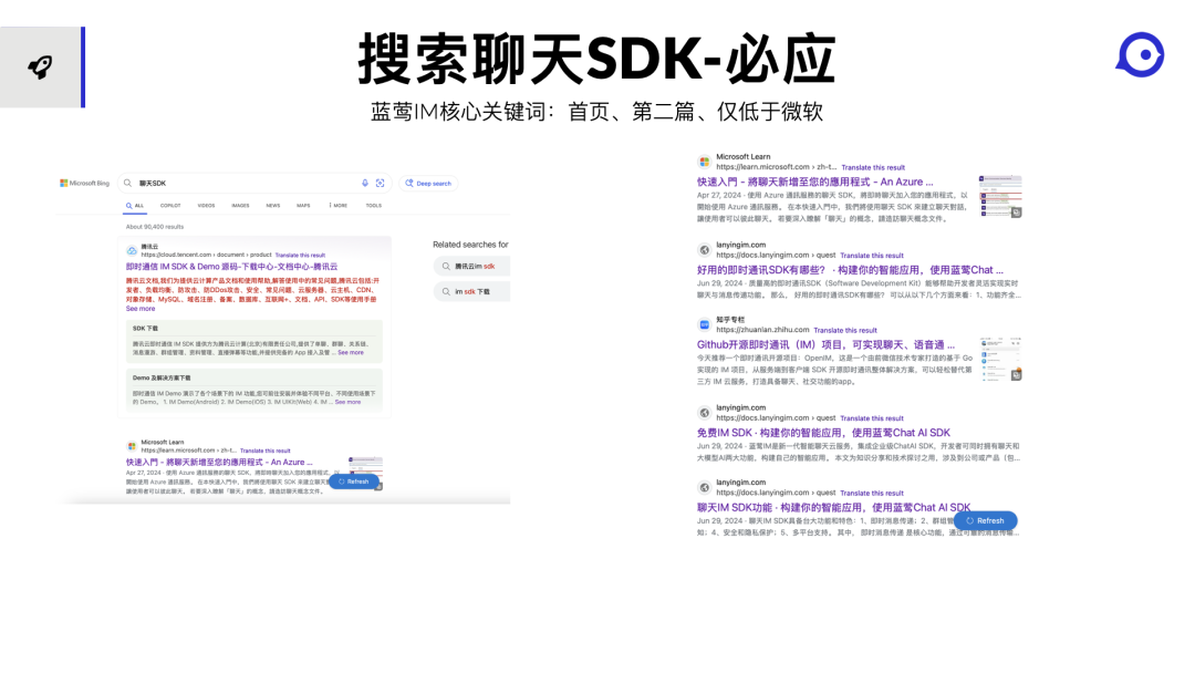 必应Bing中搜索聊天SDK