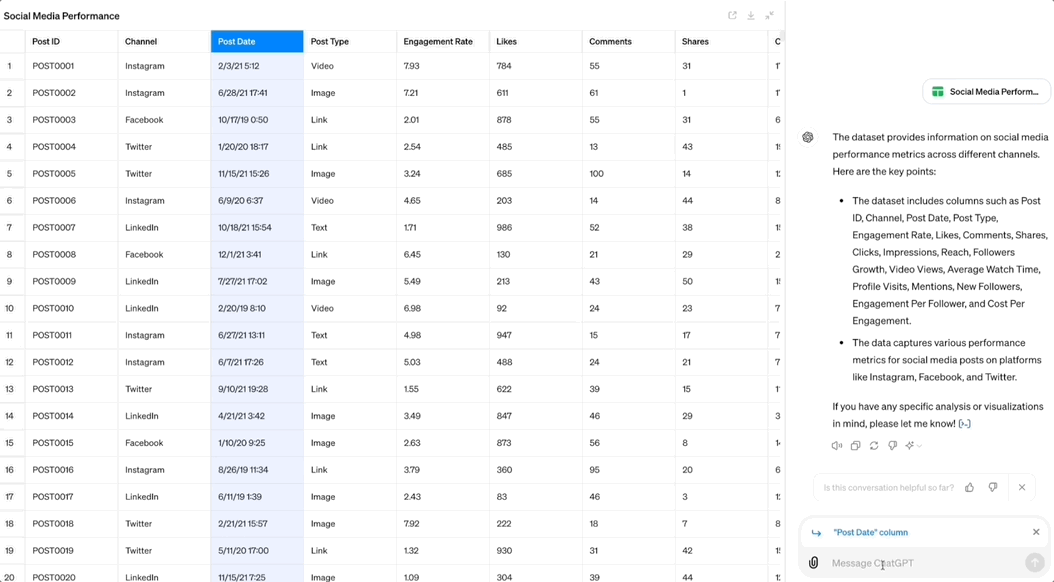 ChatGPT接力更新：实时交互式分析Excel！网友扒出背后新模型 配图 4