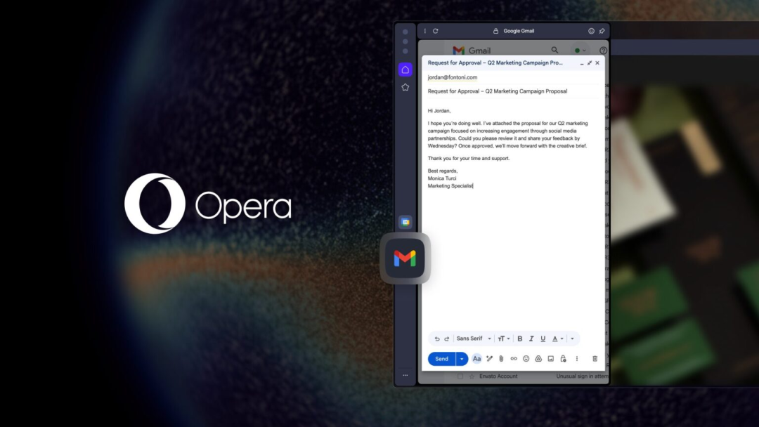 Opera One R3版本正式发布，新增人工智能、谷歌集成等功能 配图 7