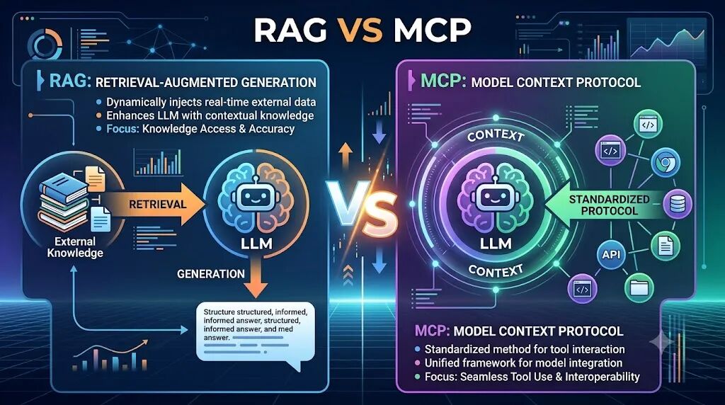 RAG vs MCP：驱动现代 AI 系统的隐秘之战