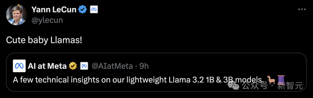 Meta首款多模态Llama 3.2开源！1B羊驼宝宝，跑在手机上了 配图 5