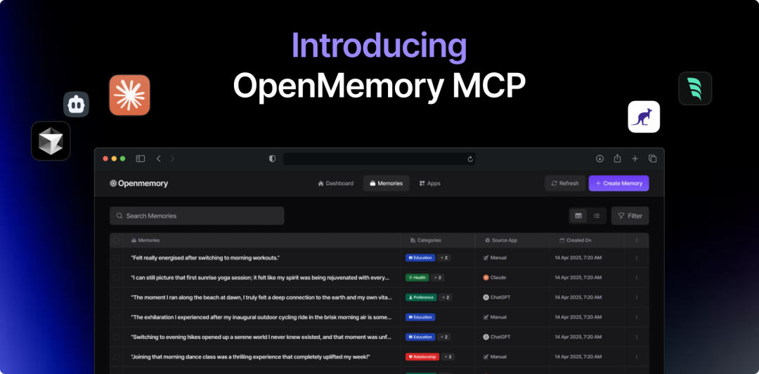OpenMemory MCP：让AI工具拥有"共享记忆"
