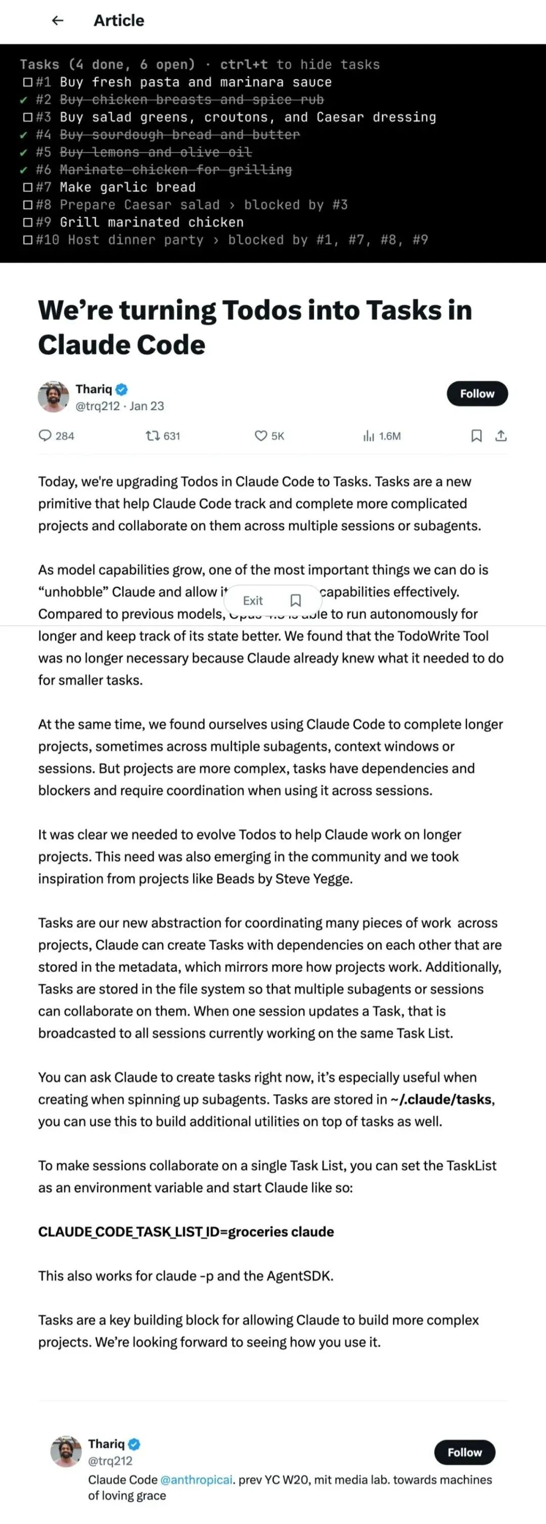 Claude Code 升级： Tasks 取代 Todos 配图 2