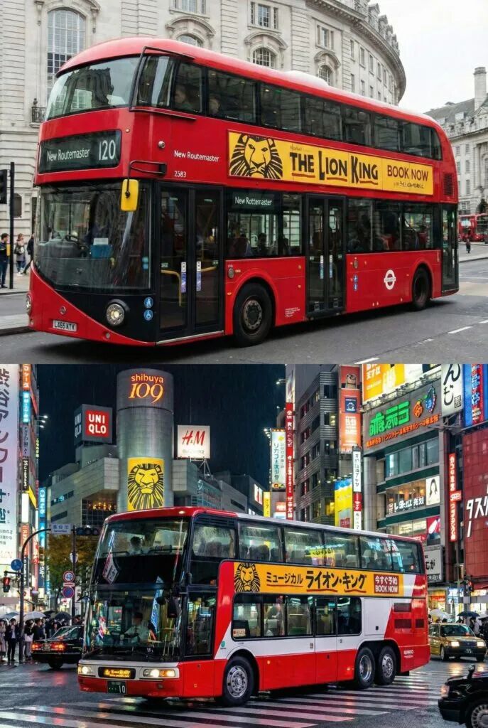本地化：[输入一张伦敦公交站广告的图片]