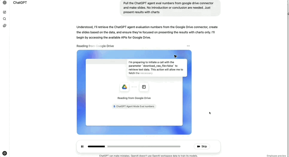 重磅！OpenAI深夜发布ChatGPT Agent：AI打工人正式上线「附发布会全程视频」 配图 3