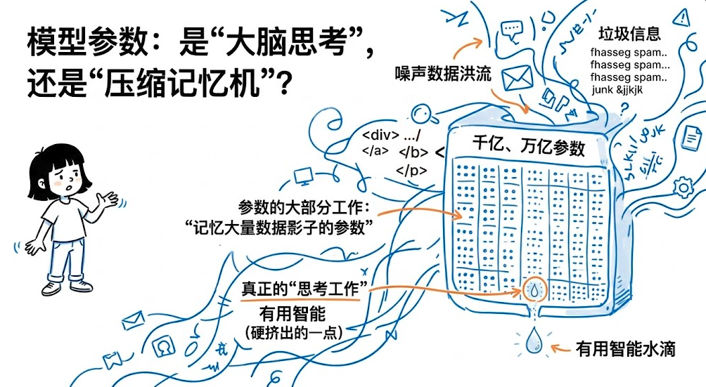 大神 Karpathy 说破了大模型的真相：不是智力不够，是垃圾数据太多 配图 2