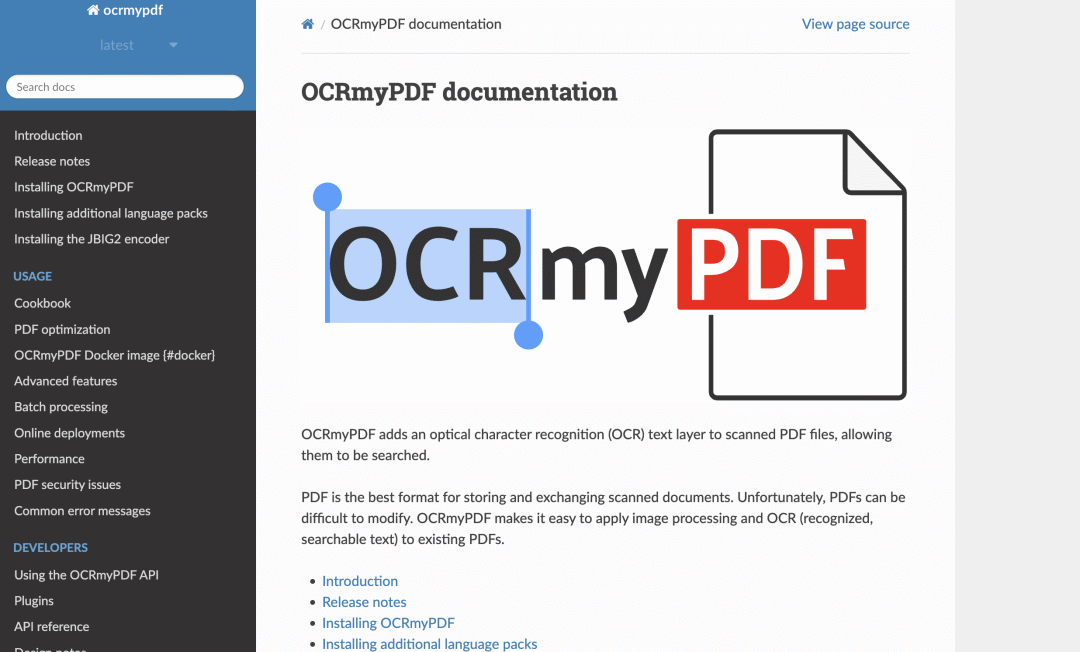 GitHub 收获 30.6k Star，一款开源的 PDF 处理工具，专为将扫描的 PDF 文件转换为可搜索、可复制的文档