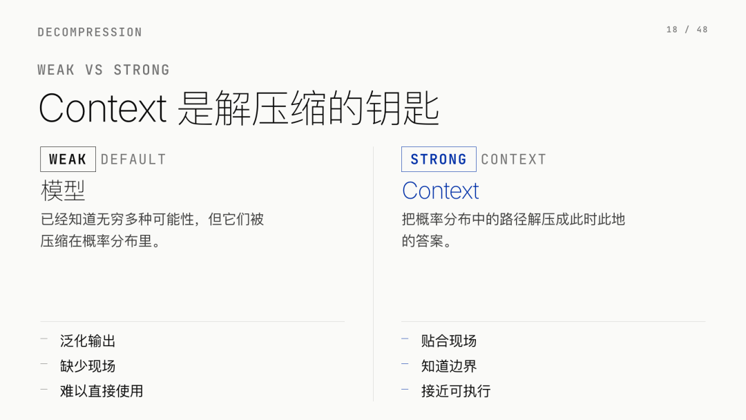 第 18 页：Context 是解压缩的钥匙